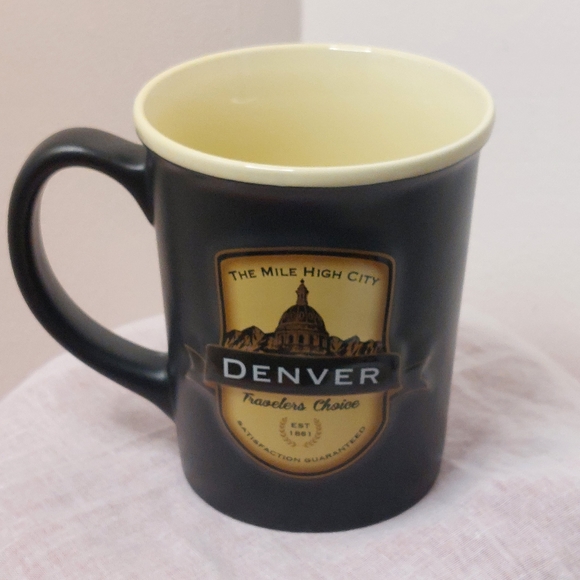 Americaware Embossed Coffee Mug Denver 'The Mile High City' New - Picture 4 of 8